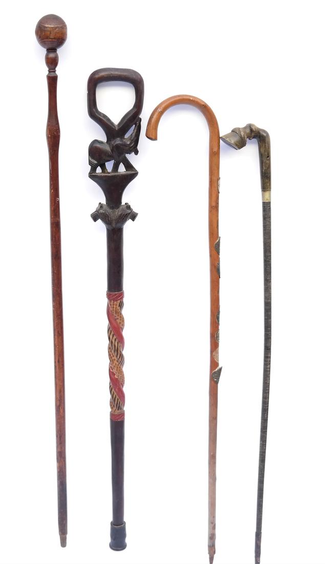 Four Various Walking Sticks (1 of 7)