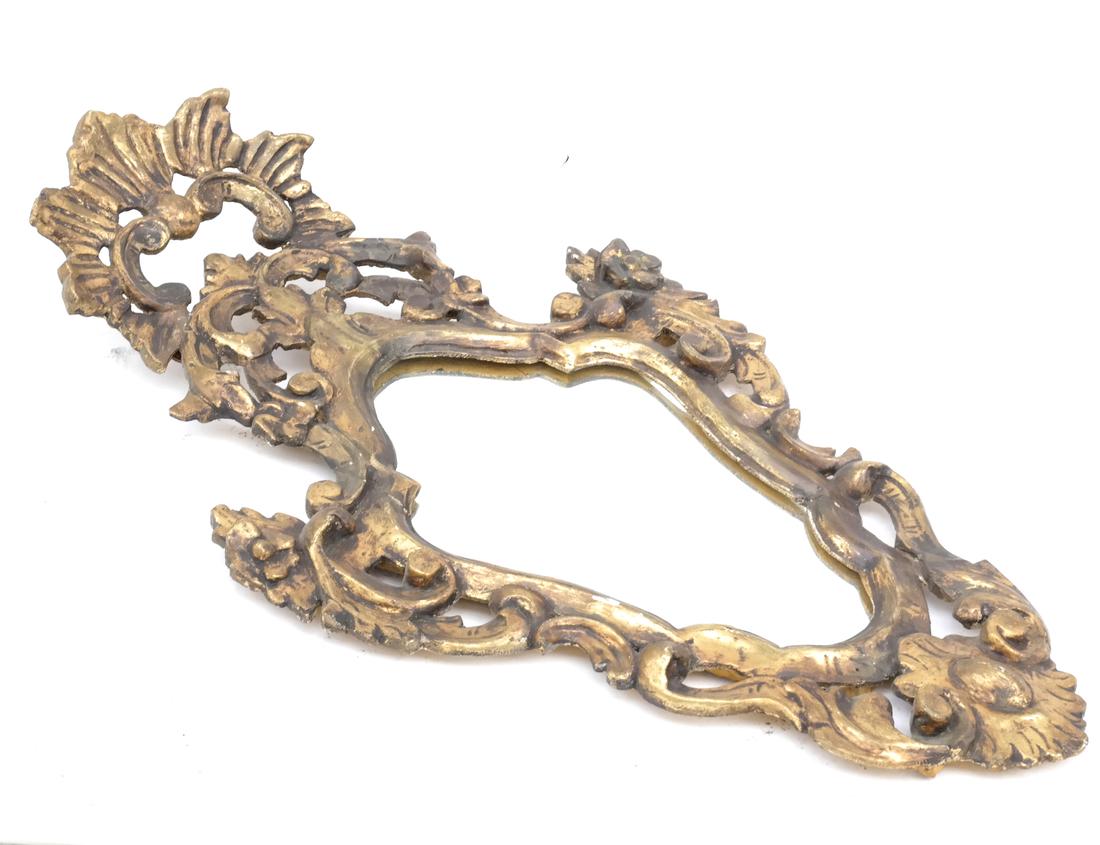 Petite Continental Ornate Cartouche Mirror (1 of 6)