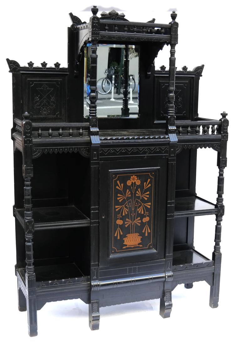 Aesthetic Herter Bros. Manner Etagere Cabinet (1 of 7)