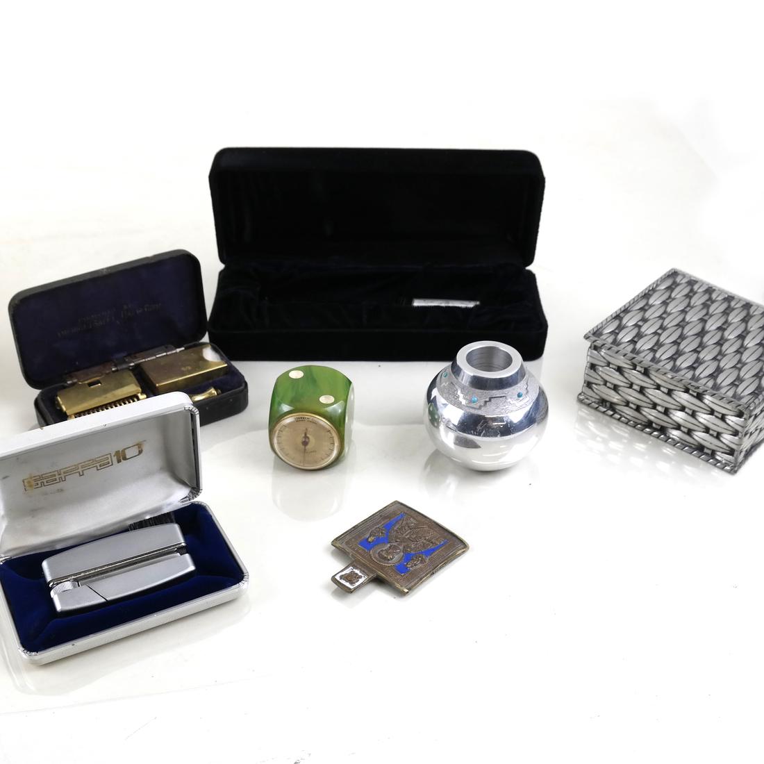 Group: Native American Candlestick, Pierre Deux Box, (1 of 10)