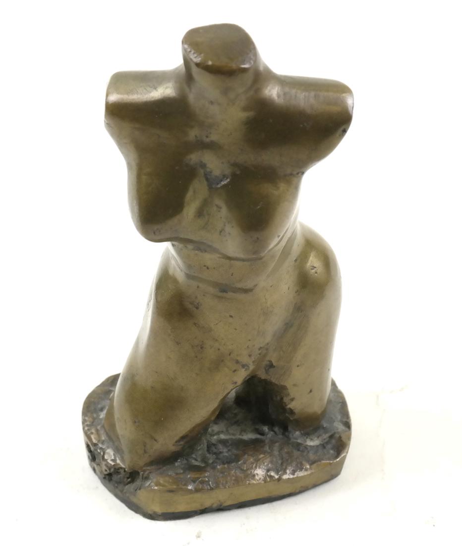 Bronze Miniature Female Torso Sculpture (1 of 5)