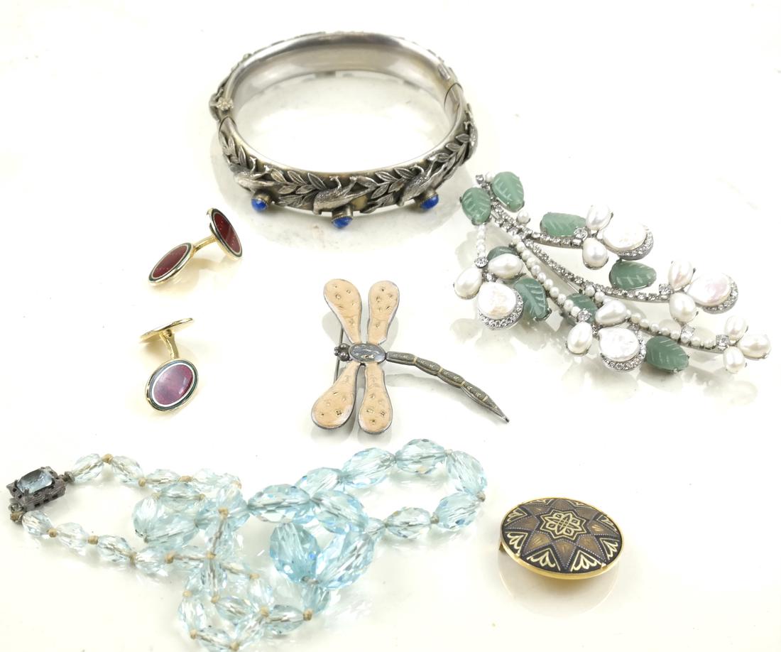 7 Pieces Costume Jewelry Including Sandor, Dior (1 of 6)