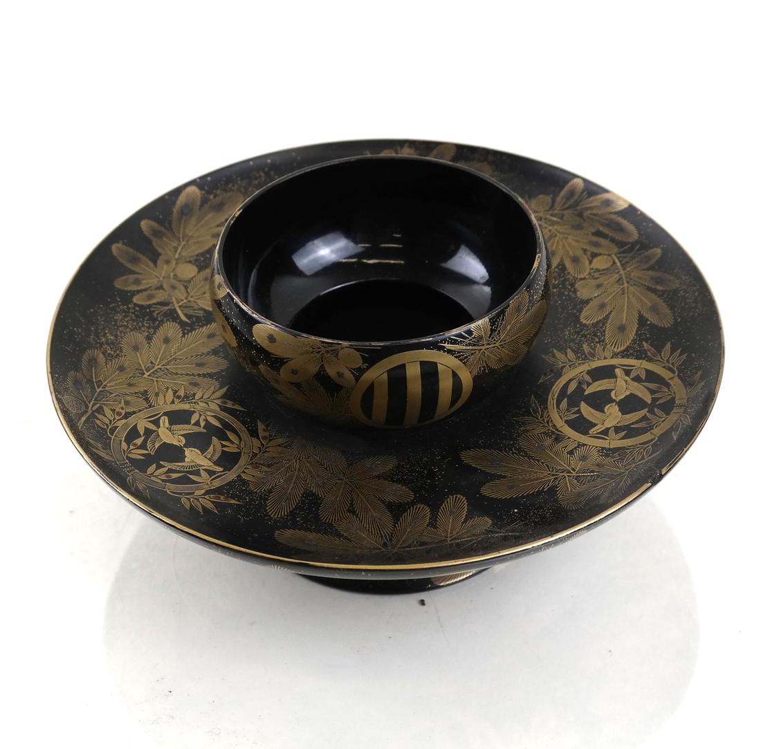 Japanese Lacquer Cup Stand (1 of 6)