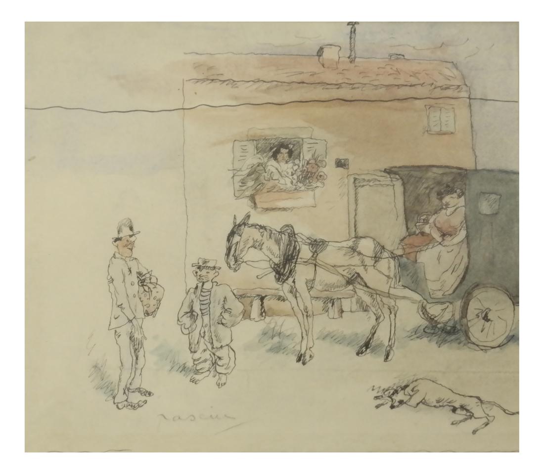 Jules Pascin, "Le Departe" (1 of 5)