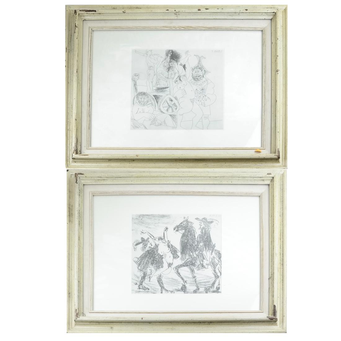 Four Picasso Prints, Various Subjects (1 of 7)