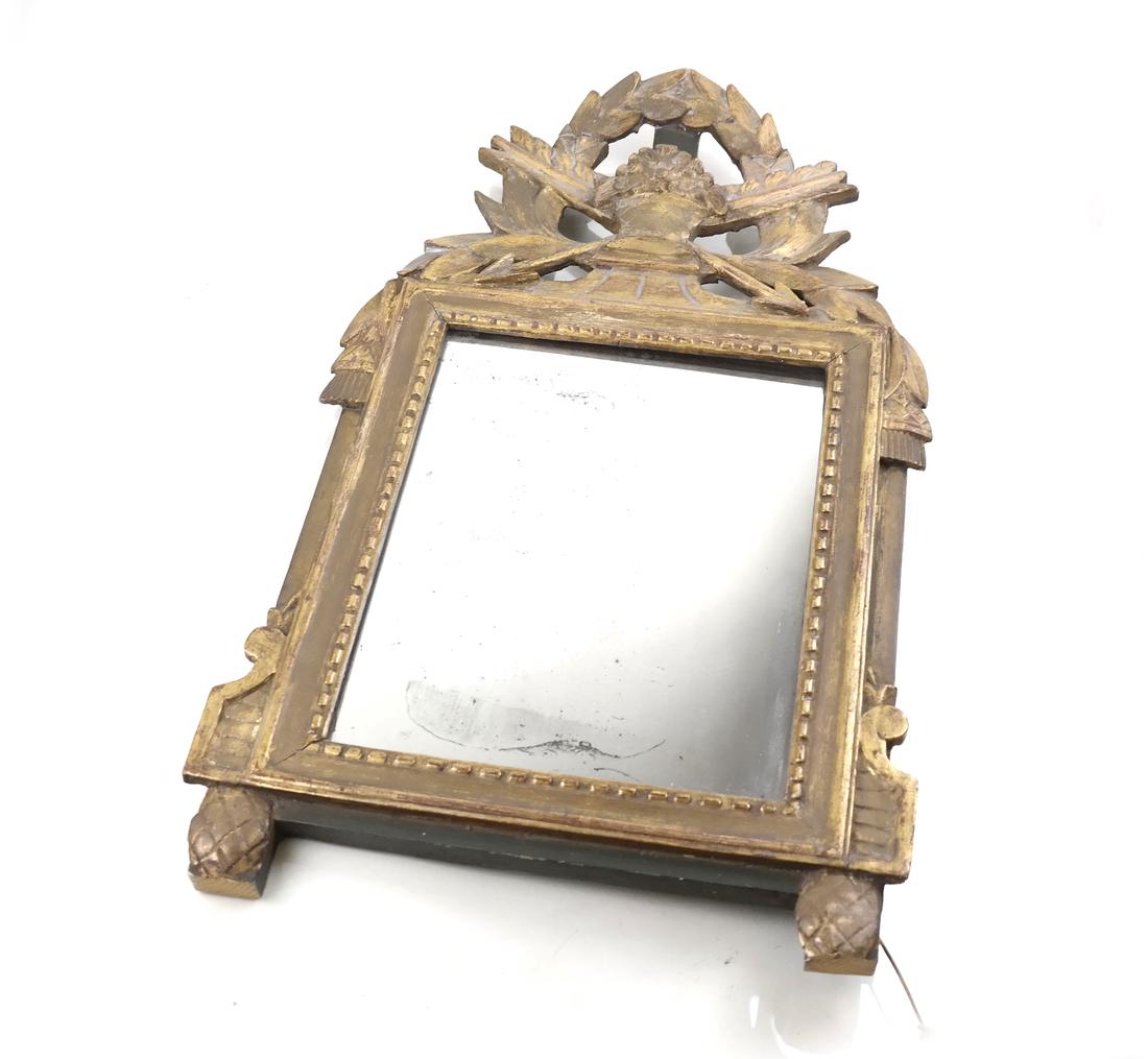 19th Century Continental Petite Mirror (1 of 6)