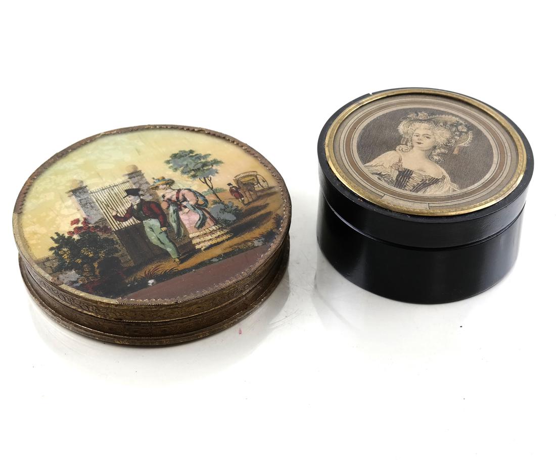 Two Decorated Circular Boxes (1 of 8)