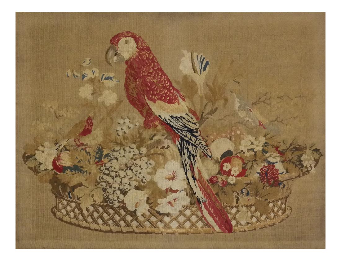 Petit Point Still Life With Parrot (1 of 8)