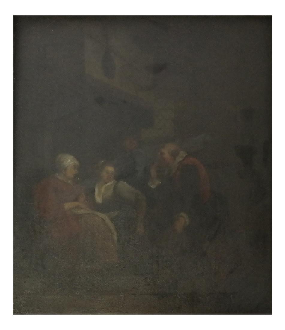 19th Century Continental School Oil on Canvas (1 of 8)