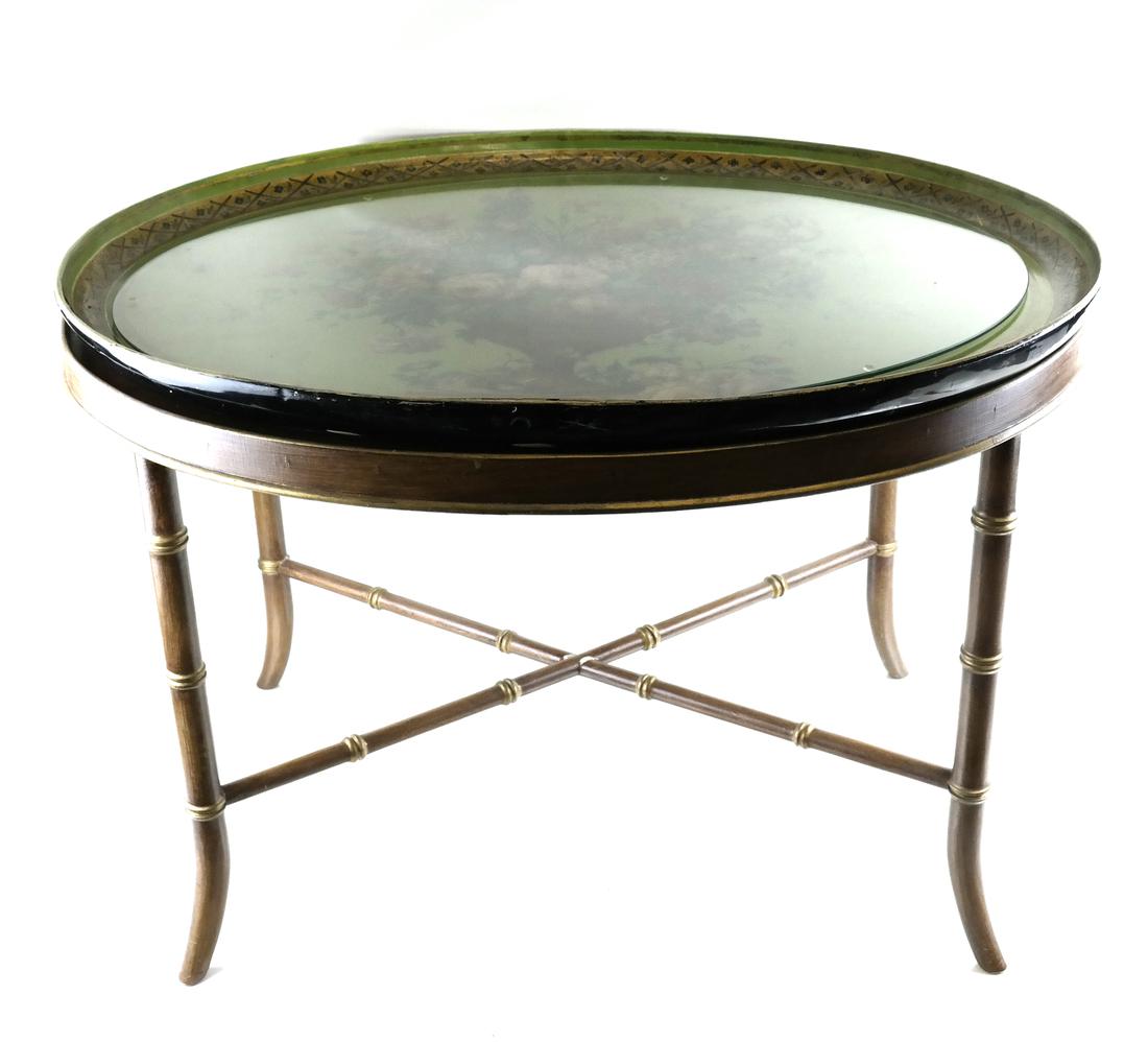 Papier Mache Tray Top Table (1 of 7)