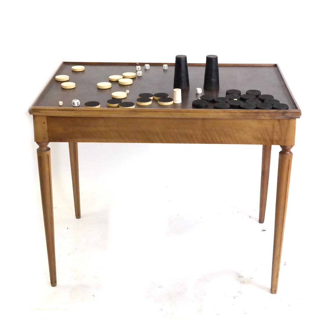 Italian 19th Century Neoclassical Games Table (1 of 7)