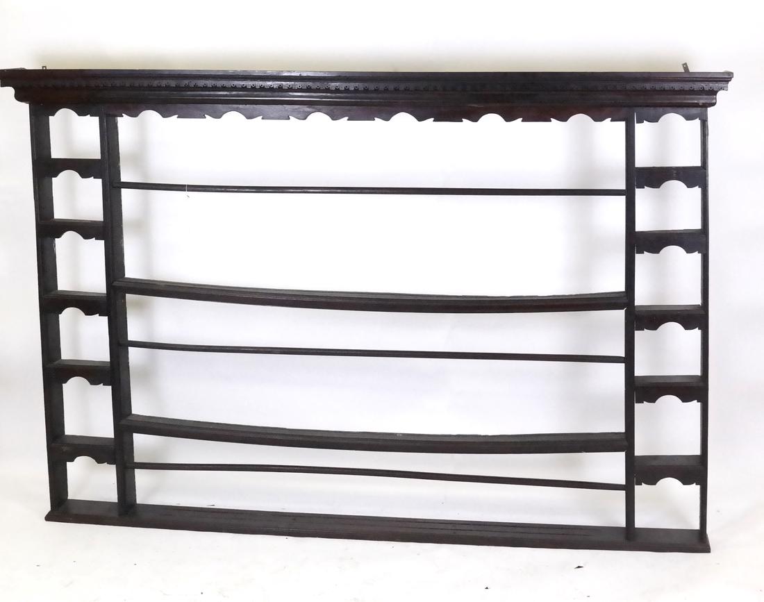 Wesley Antique Hanging Plate Rack (1 of 7)