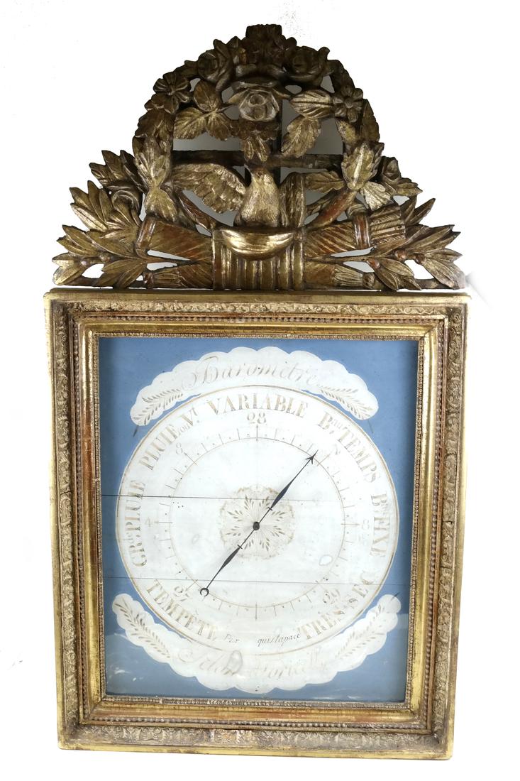 18th Century Gilt Barometer (1 of 9)
