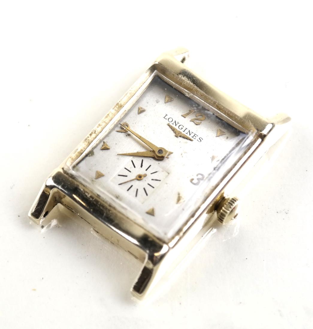 14k Gold Longines Watch Face, 18k Pin (1 of 5)