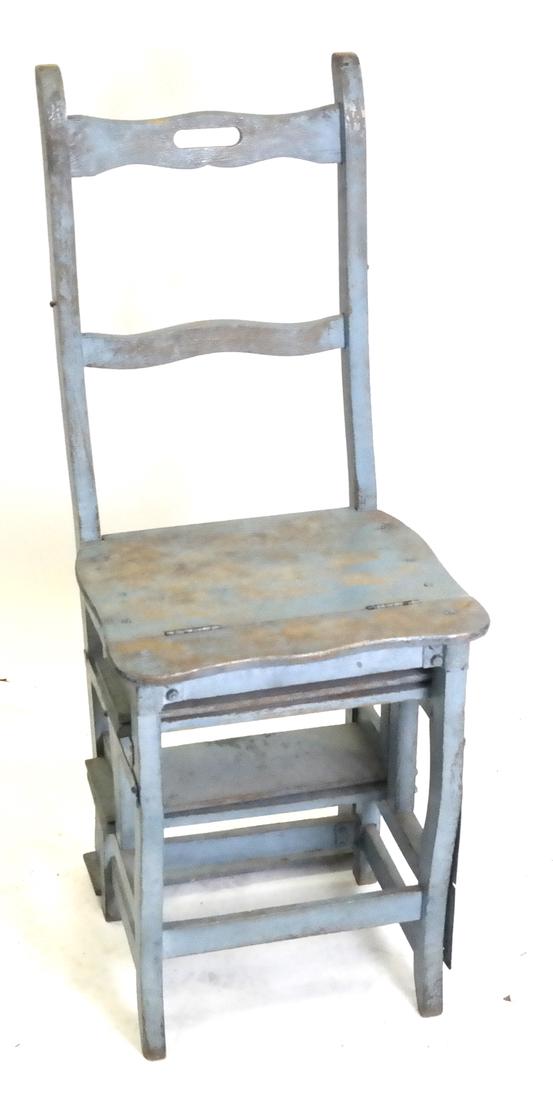 Decorated Library Step Chair (1 of 4)