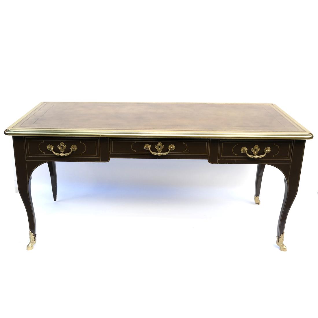 French-Style Bureau Plat By Baker Collectors Edition (1 of 9)