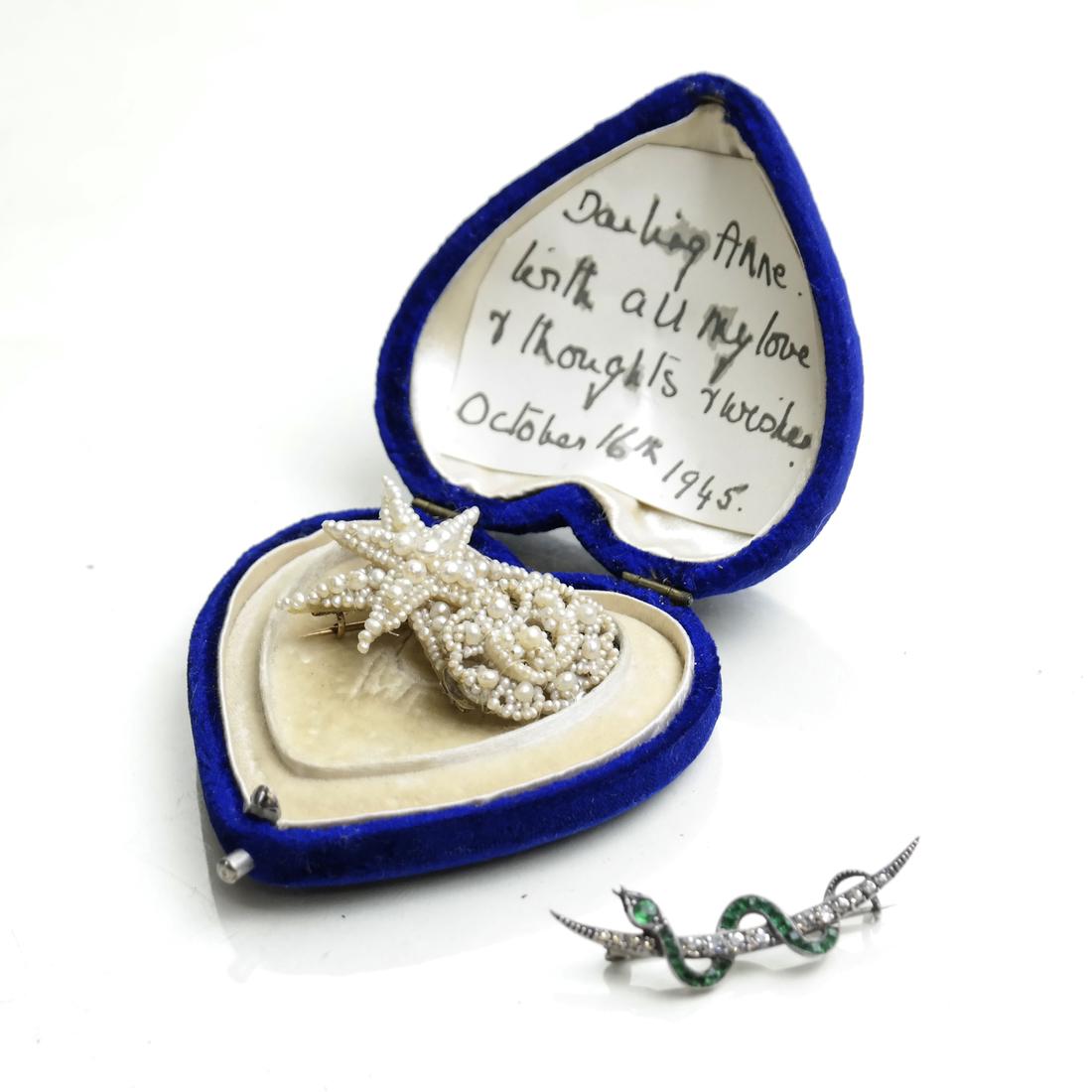 Costume Jewelry 2 Seed Pearl Pints One Snake Pin (1 of 5)