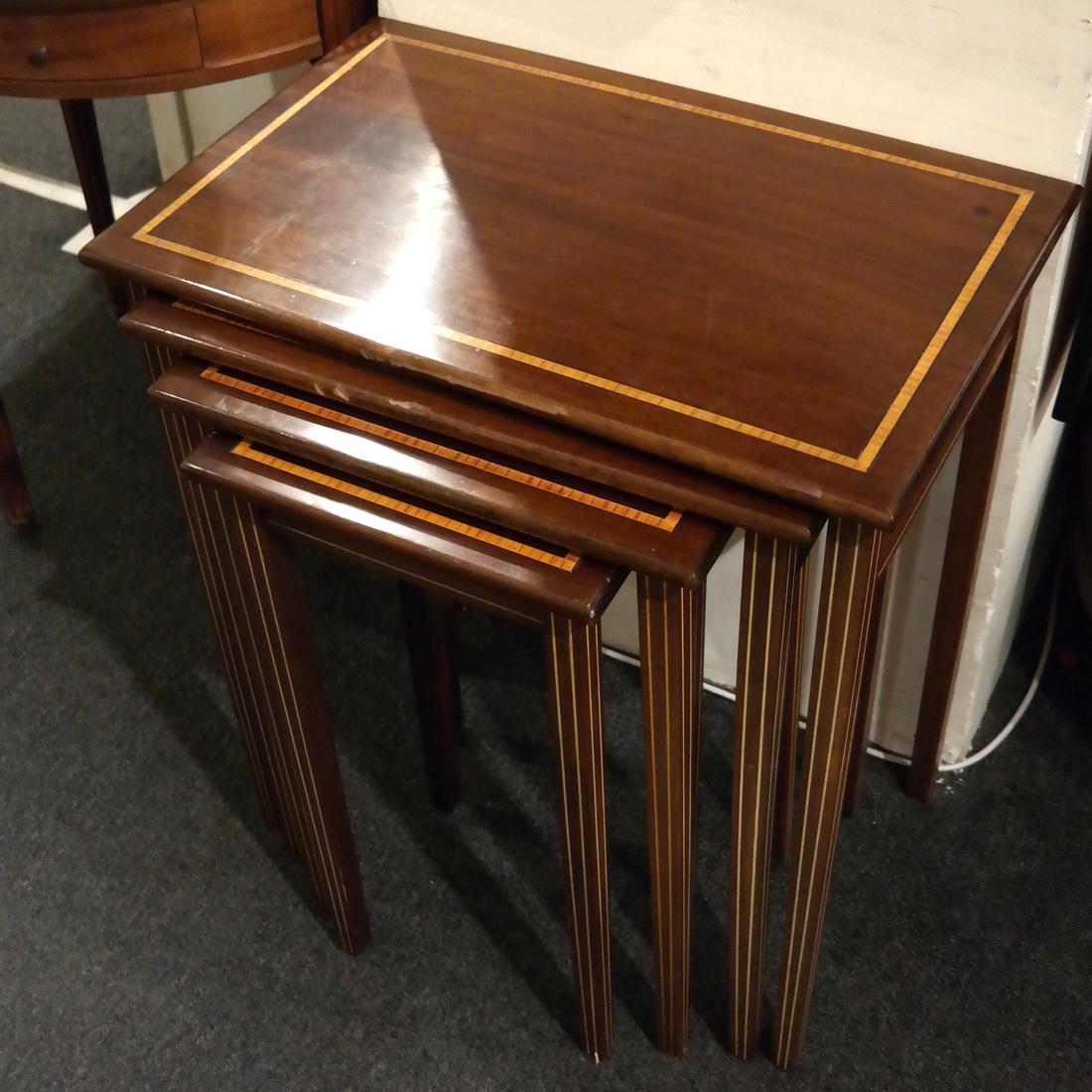 Sheraton-Style Nest of Four Tables (1 of 3)