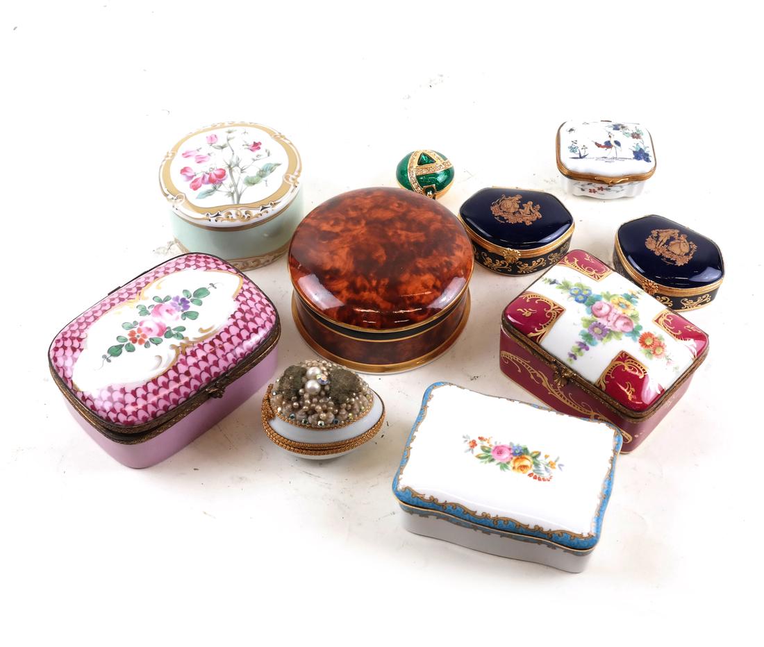 Limoges, France and Staffordshire Boxes (1 of 6)