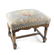 English Tudor-Style Needlepoint Stool