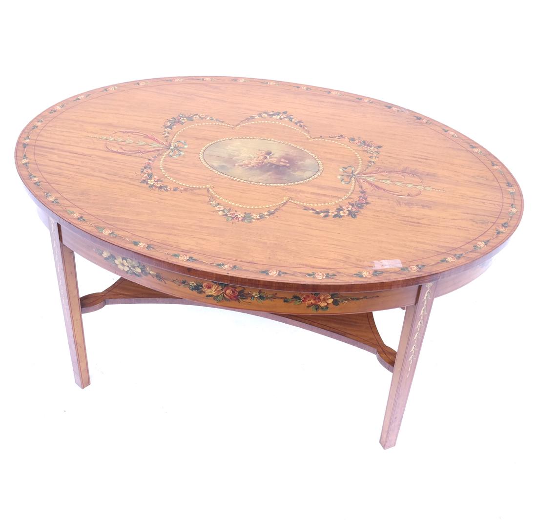 Adam-Style Cherub Decorated Low Table (1 of 5)