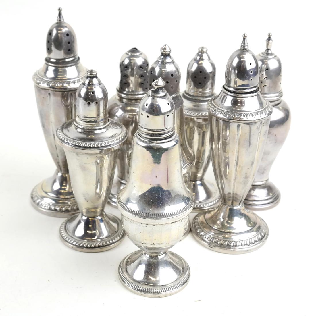 Four Pairs of Sterling Silver Casters (1 of 4)