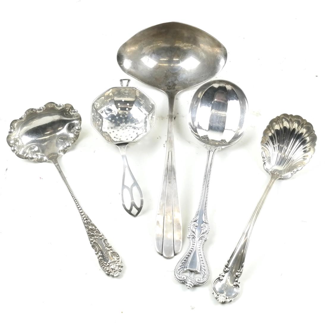 Five American Sterling Silver Spoons (1 of 9)