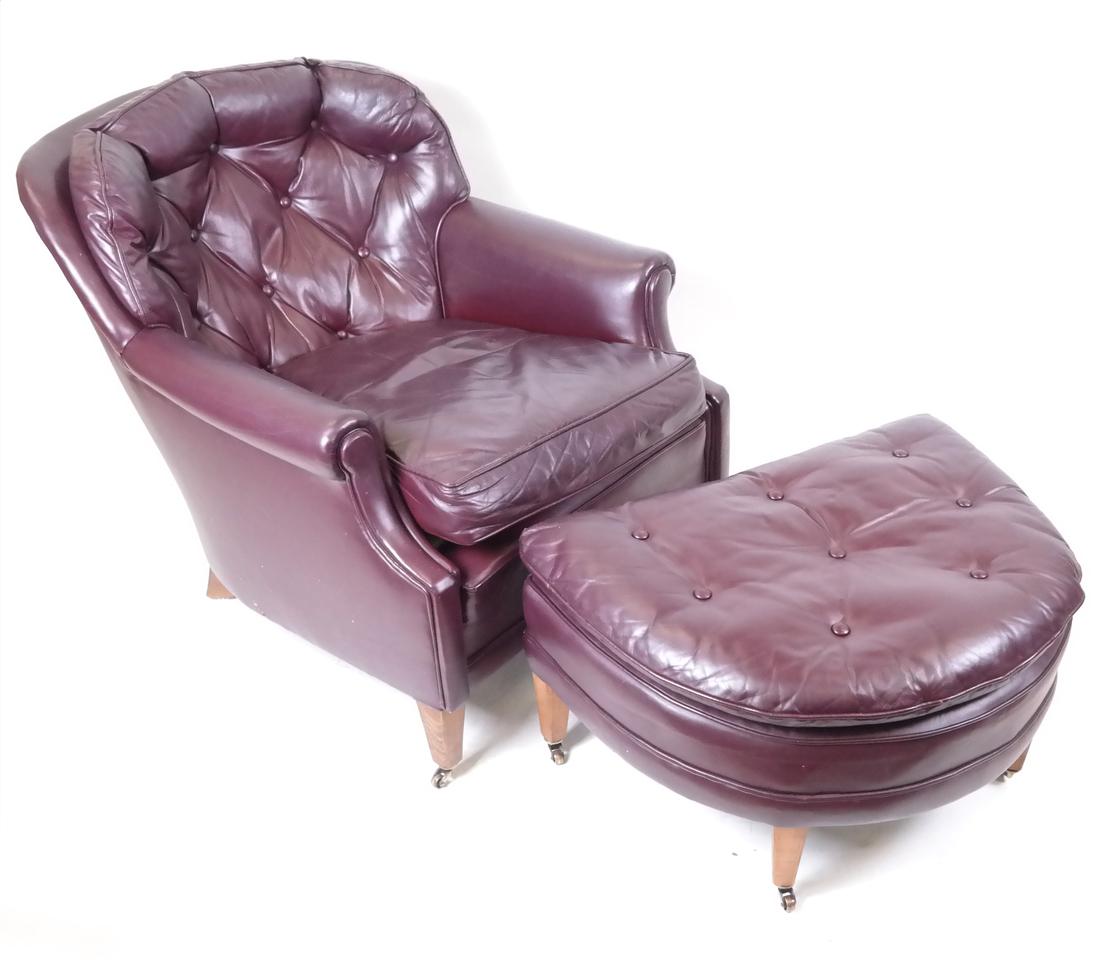 20th Century Modern Chair and Ottoman by John Stuart (1 of 6)