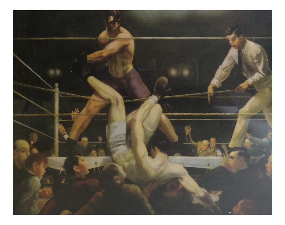 George Bellows, Dempsey and Firpo, Color Print (1 of 6)