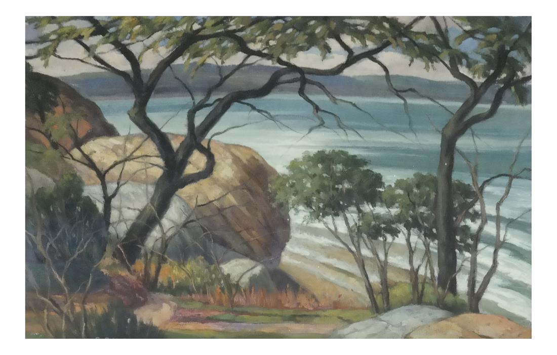 Frank C. Kirk (American), Landscape - Oil on Canvas (1 of 5)