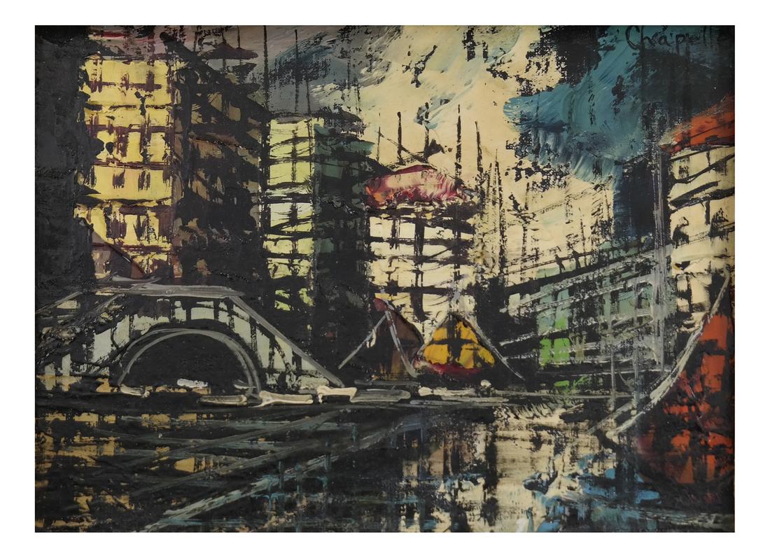 Manner of Charles Levier, Cityscape (1 of 8)