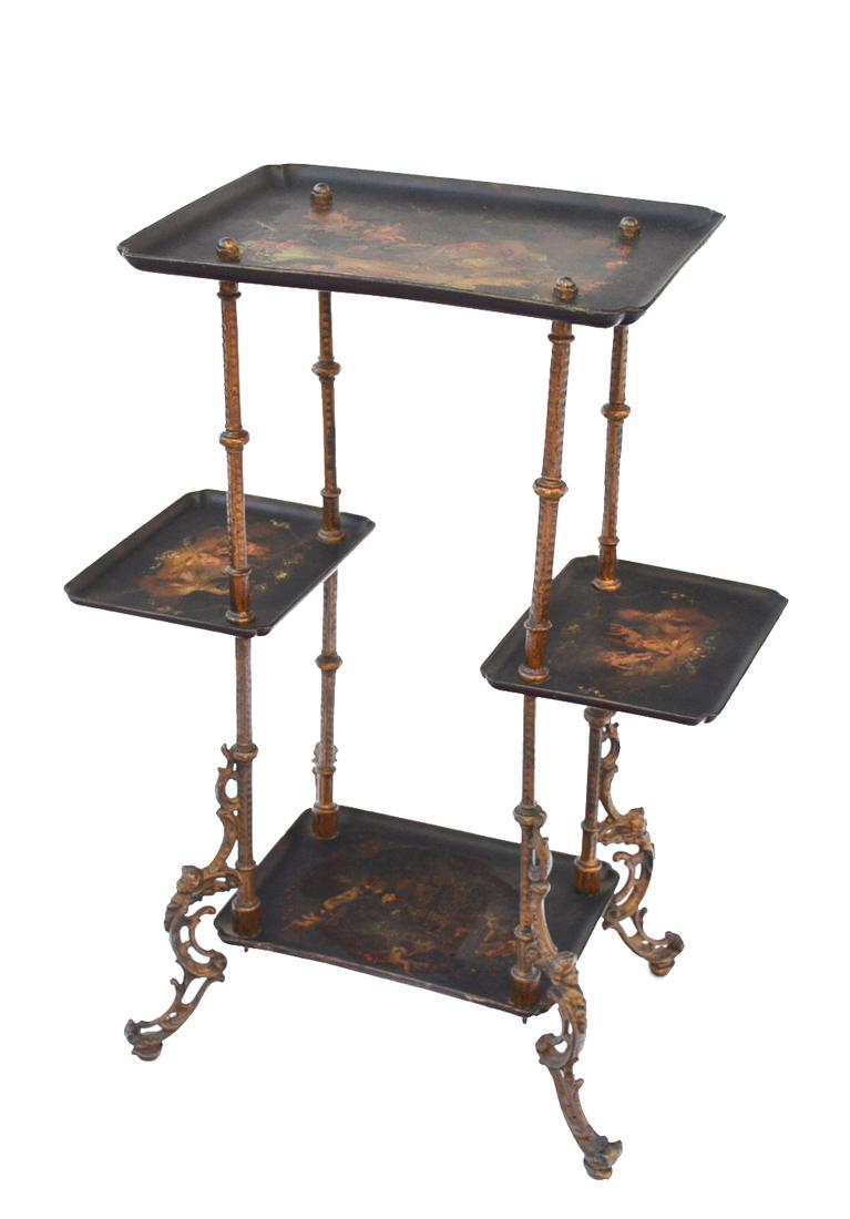 19th C. Papier Mache Etagere / What-Not (1 of 5)