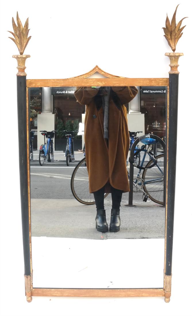 French-Style Feather Motif Decorated Mirror (1 of 5)