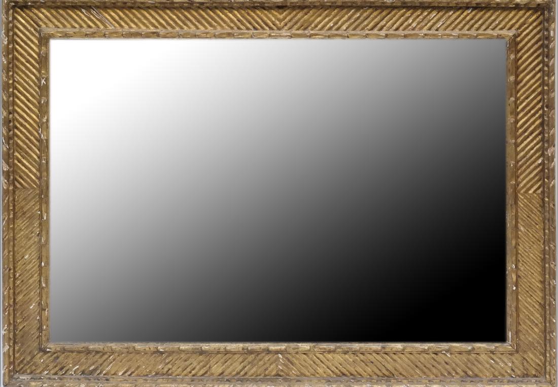 Antique Continental Gilt Wood Mirror (1 of 4)