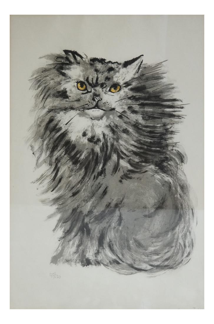 Signed Lithograph - Cat (1 of 5)