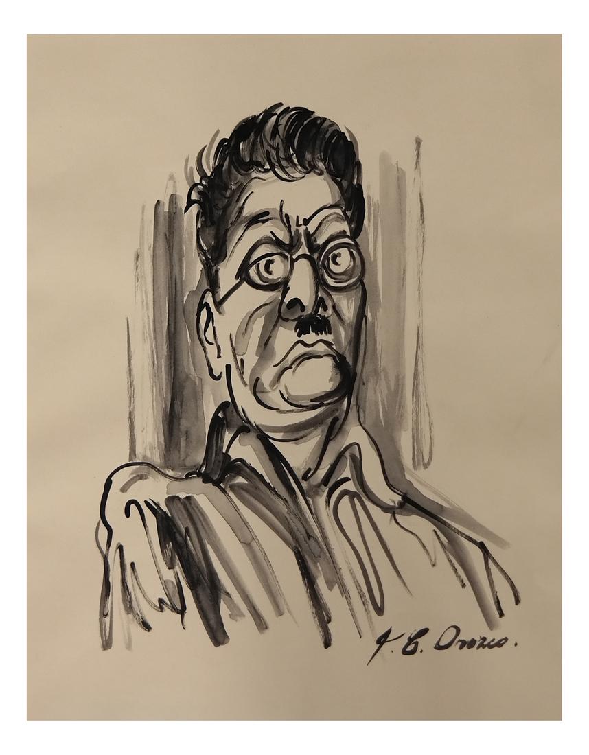 Attributed to Jose Orozco, Ink on Paper (1 of 3)