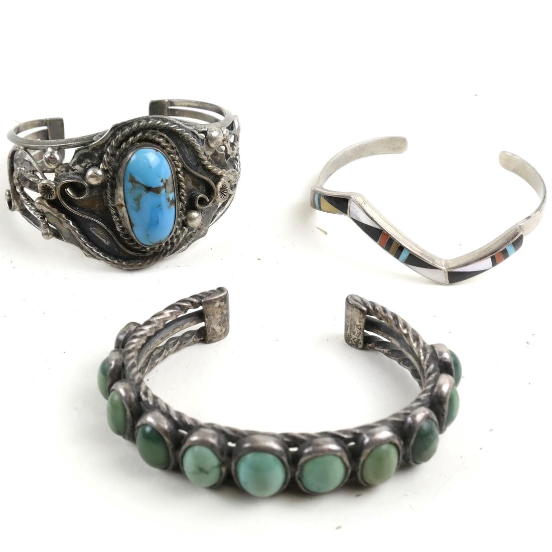 Group Of Silver Bracelets (1 of 5)