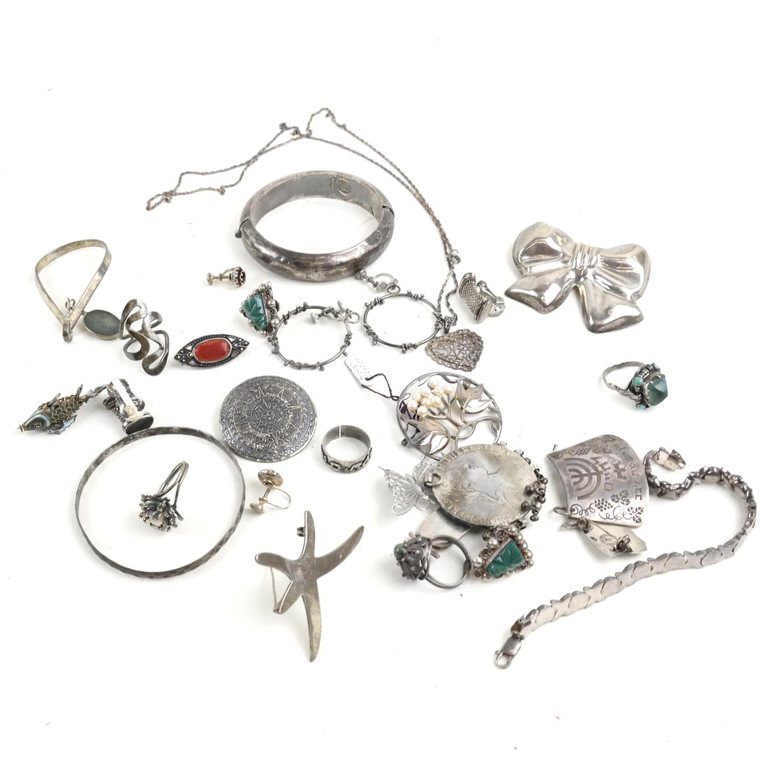 Large Group Of Silver Jewelry (1 of 6)