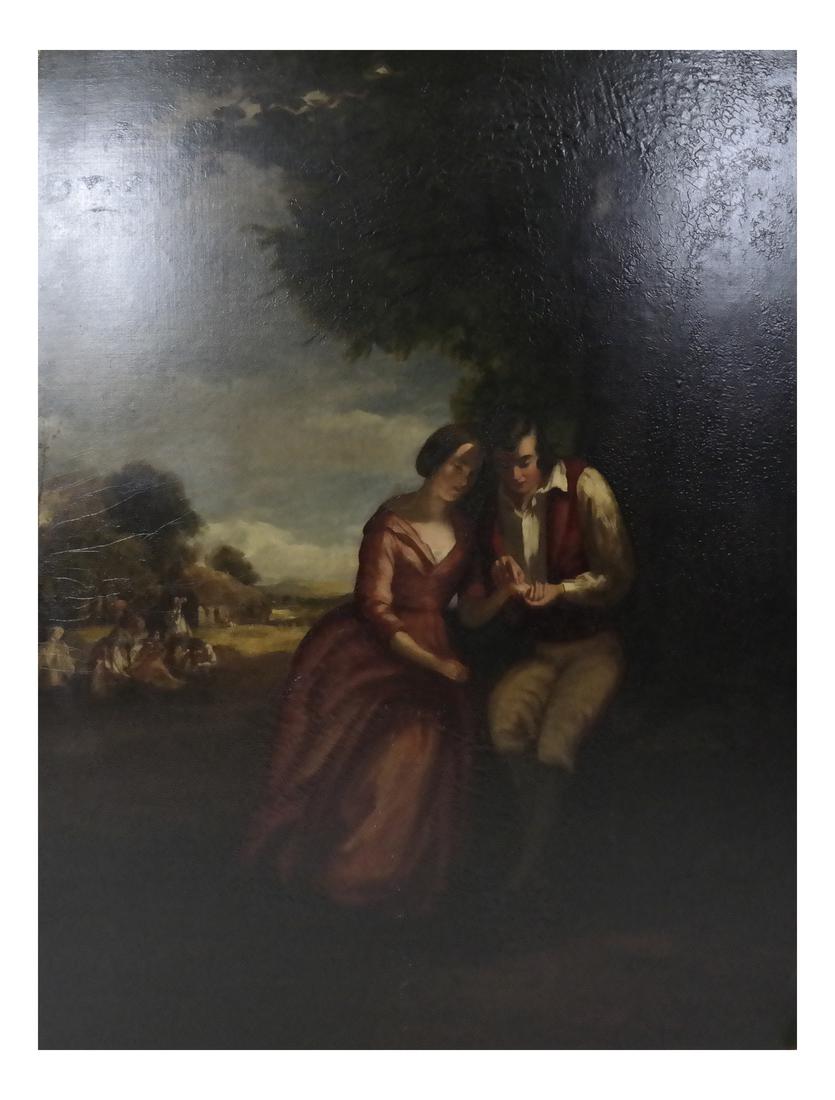 Daniel Macnee, Portrait Of A Couple - Oil on Canvas. (1 of 9)