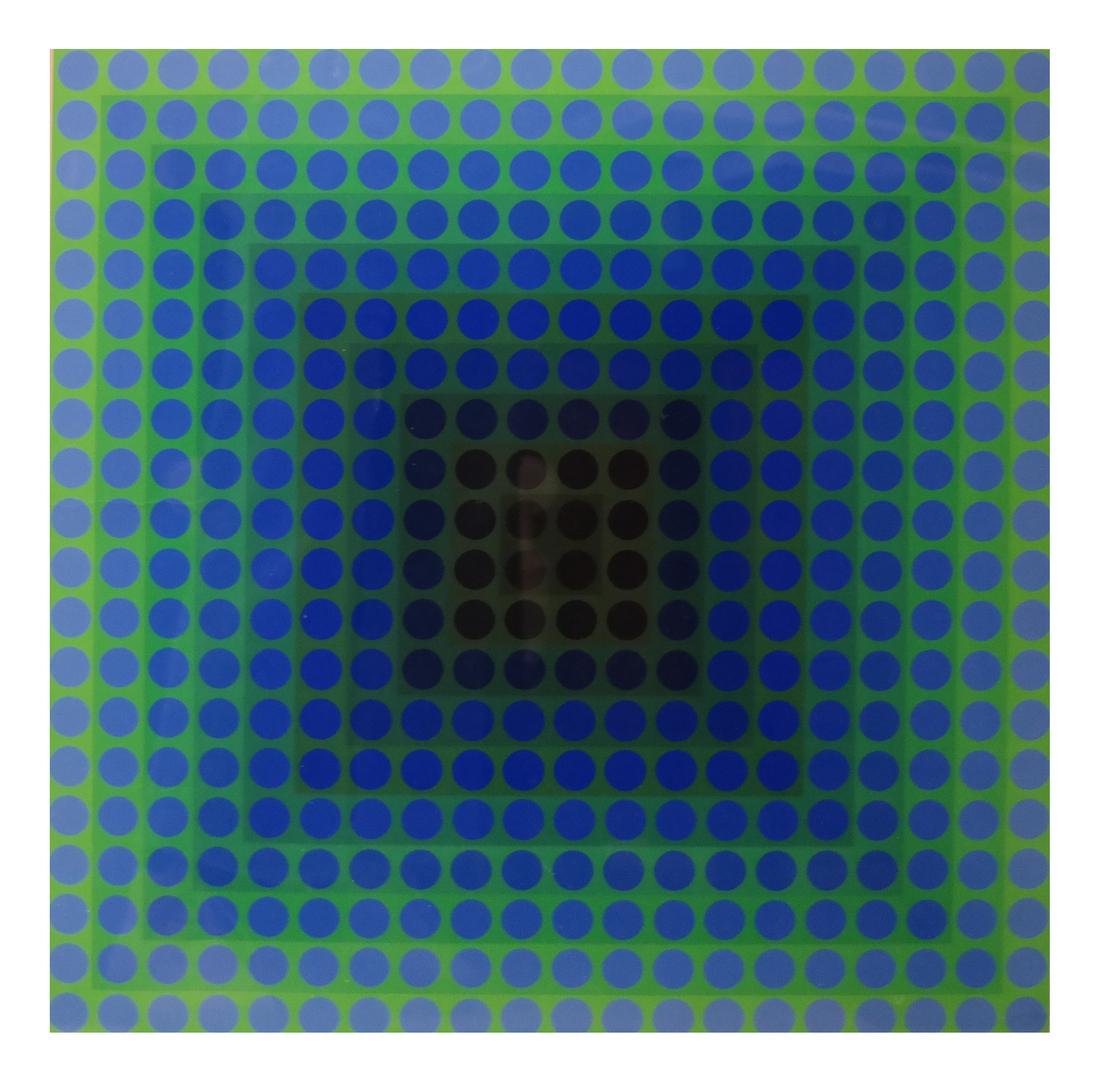 Victor Vasarely, Screen Print - Circles, Ed. 72/150 (1 of 3)