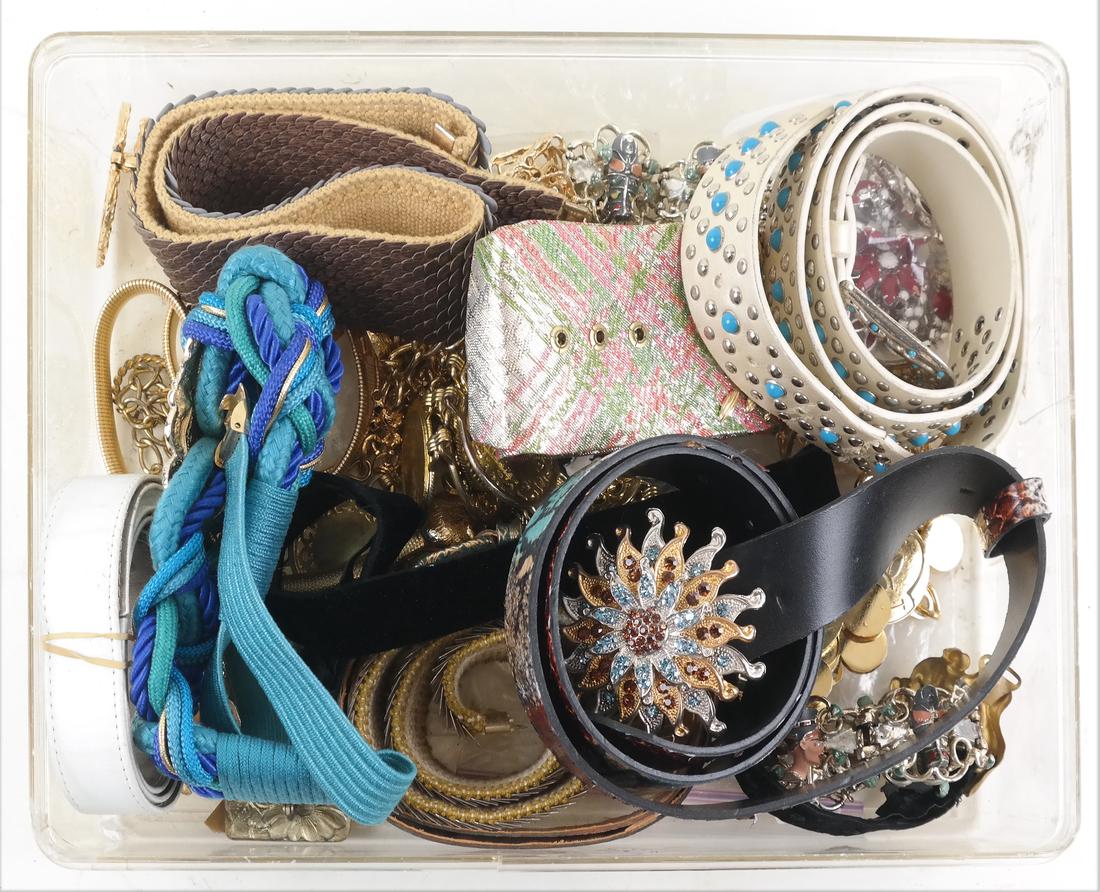 Box of Ladies Belts and Accessories (1 of 5)