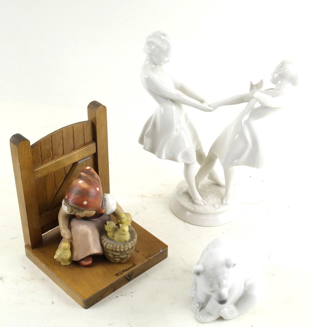 3 Porcelains: Lladro, Hummel, Hutschenreuther (1 of 5)