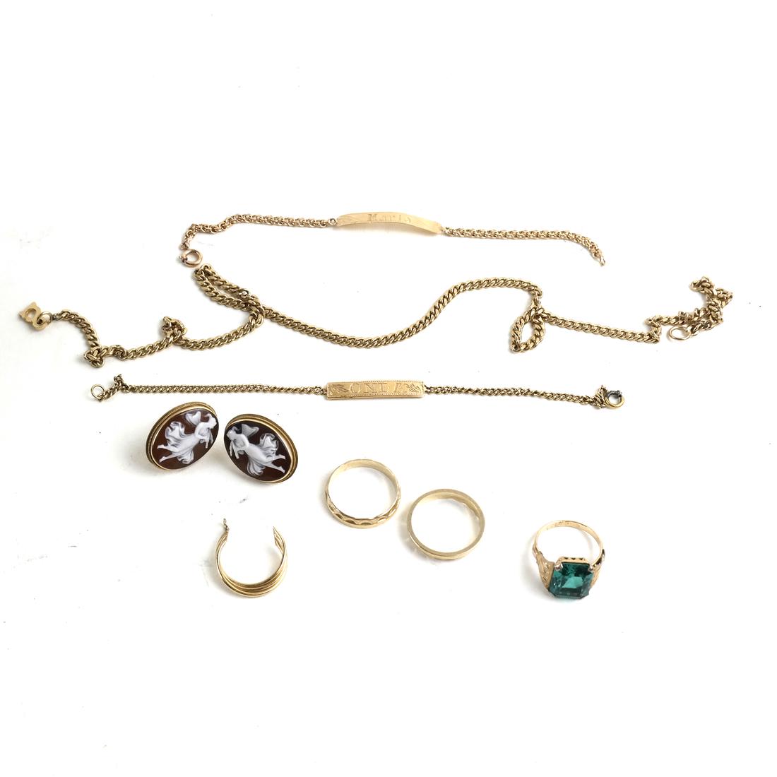 Group of 14k Yellow Gold Items (1 of 5)