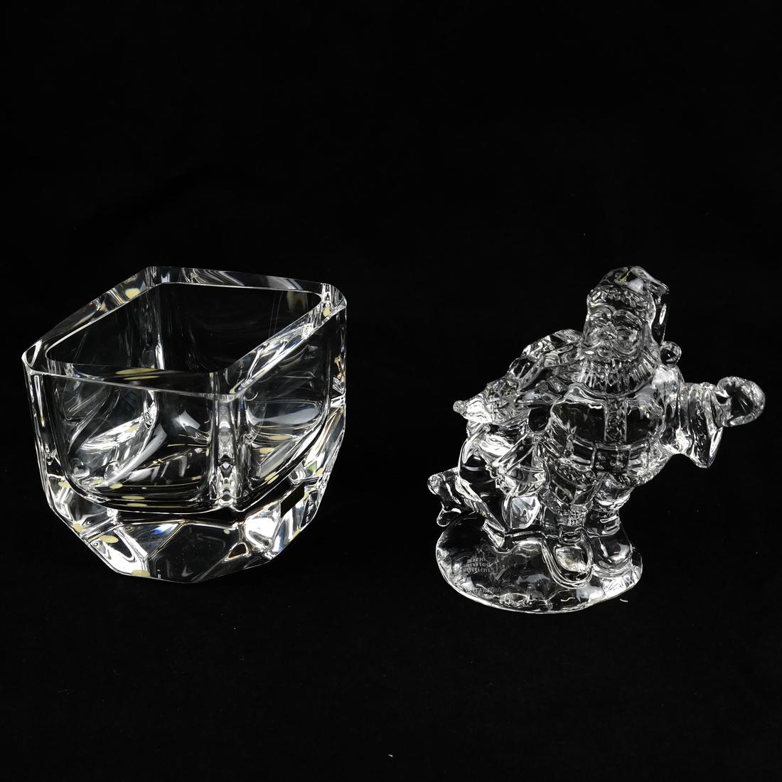2 Crystal Objects: Kosta Boda, Waterford (1 of 6)