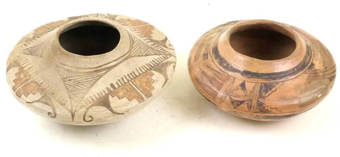 Two Unsigned Native American Decorated Vessels (1 of 8)