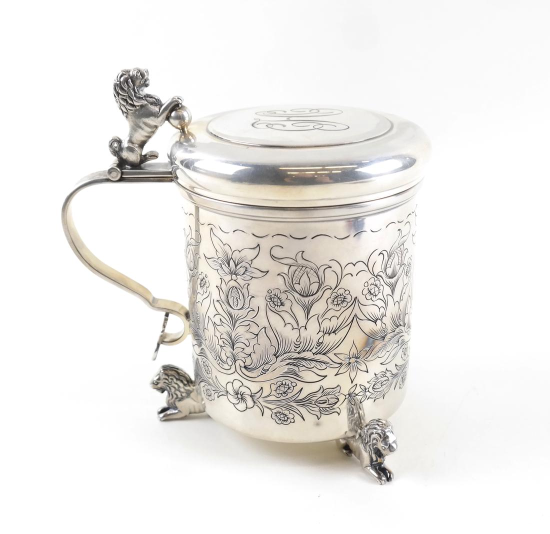 Danish Silver Peg Tankard (1 of 9)
