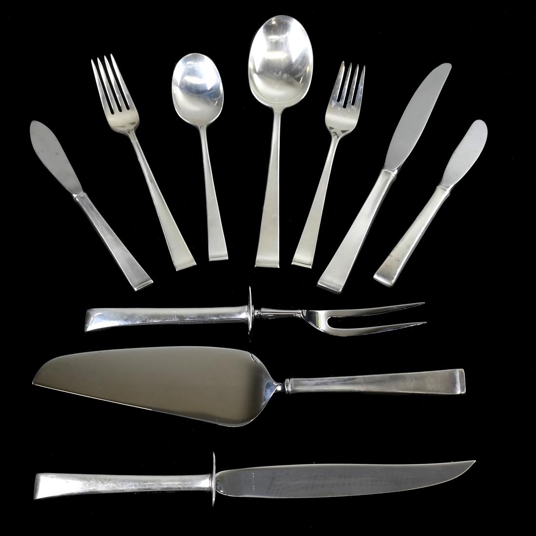 Gorham Sterling Silver Partial "Theme" Flatware Service (1 of 6)