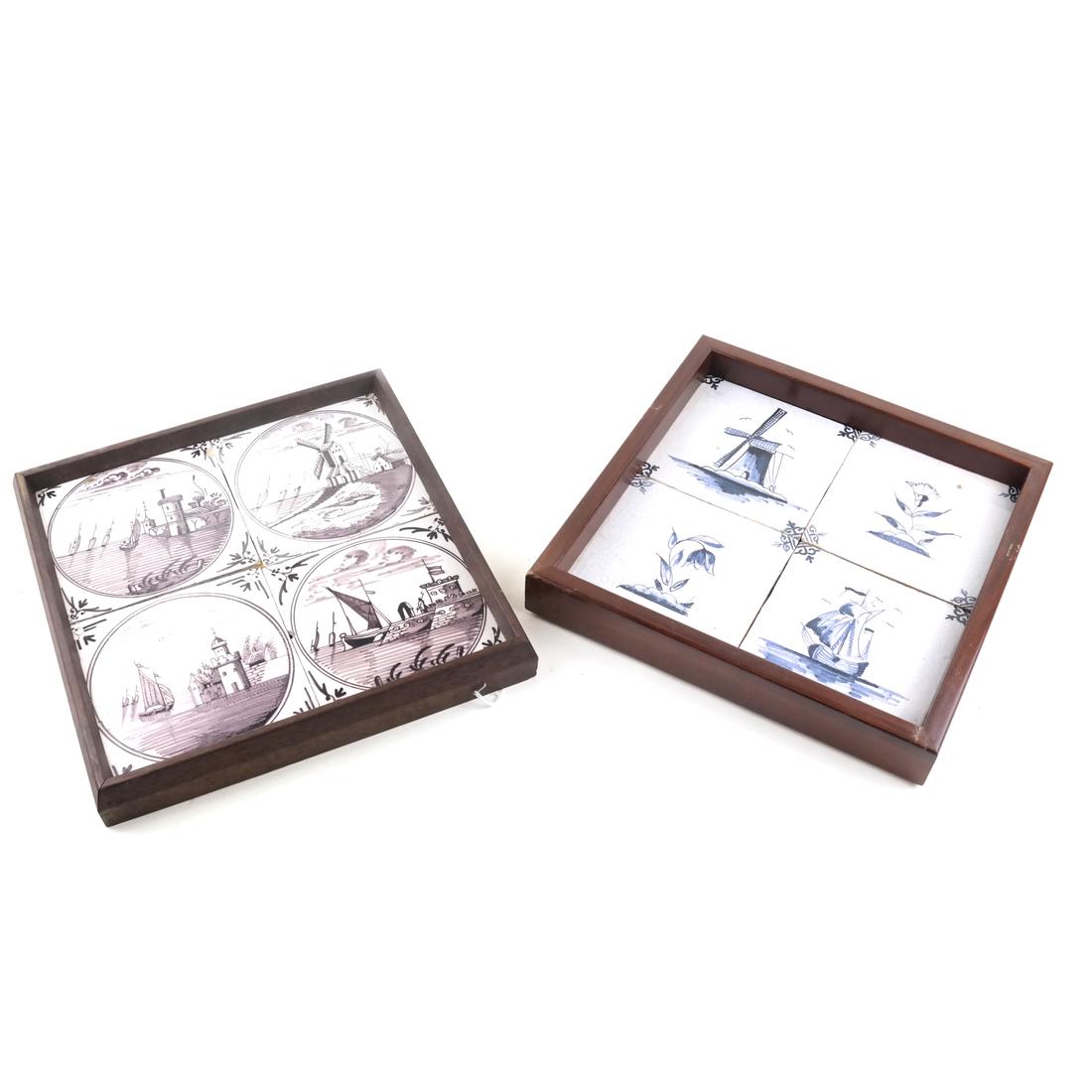 Pair of Framed Dutch Tiles (1 of 10)