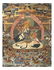 Antique Tibetan / Chinese Thangka - Gouache on Linen