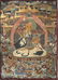 Antique Tibetan / Chinese Thangka - Gouache on Linen - 2